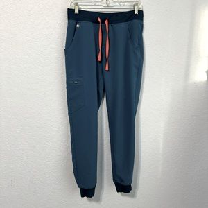 Figs Women’s Zamora 2.0 Drawstring Pockets Jogger Scrub Pants In Alps Blue